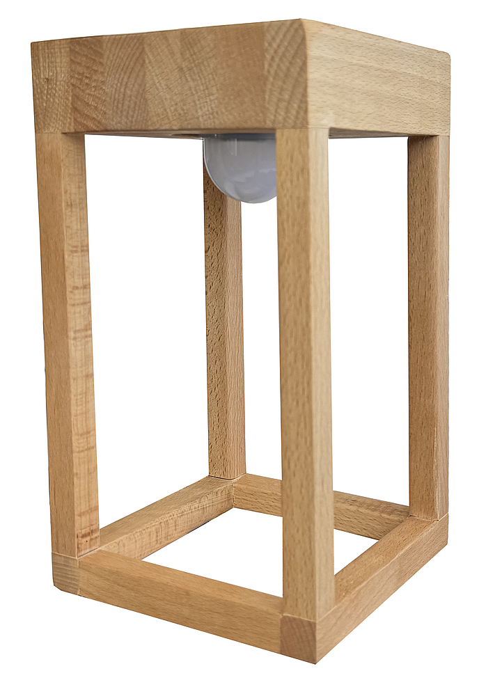 Lampe de table en bois 20cm